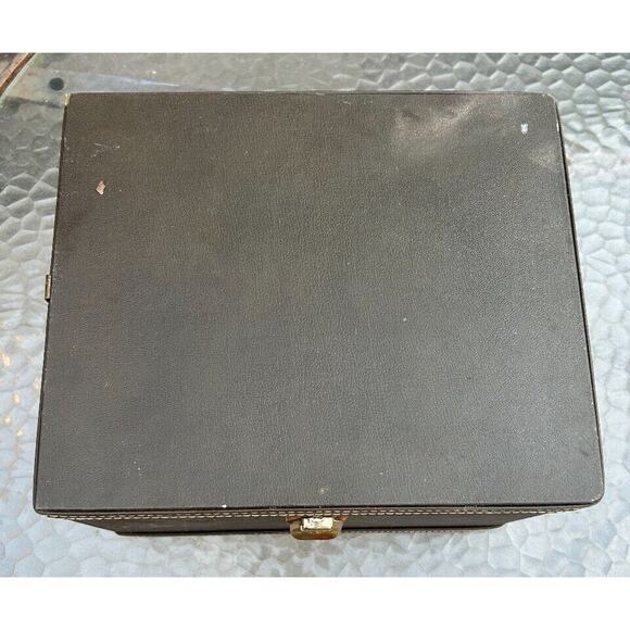 MCM Trans-World Creations Portable Coffee Bar Travel Picnic Case w/key - Picture 5 of 6